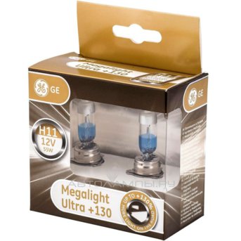 H11 12V-55W (PGJ19-2) (+130% �����) Megalight Ultra +130 (�.��.2��.) 93040088 (53110XNU) 93040088 (53110XNU (��.2))