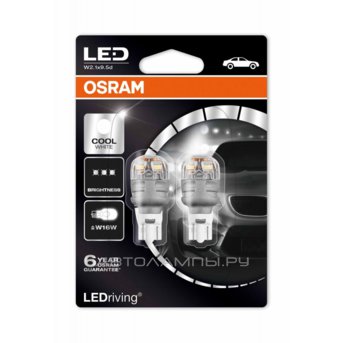 W16W 12V-LED (W2,1x9,5d) 6000K 3.0W Cool White LEDriving premium (��.2��.) 9213CW-02B