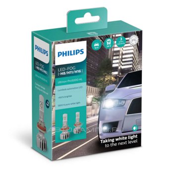 H11/8/16 12/24V-LED (PGJ19-) 5800K 12W Ultinon Pro5000 LED Fog (ку.2 шт.) 11366U50CWX2