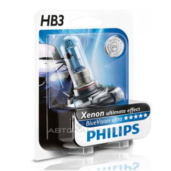 HB3 12V- 65W (P20d) (����� ����� ����-�����.�����.) Blue Vision Ultra ������� (1��.) 9005BVUB1 (��.)
